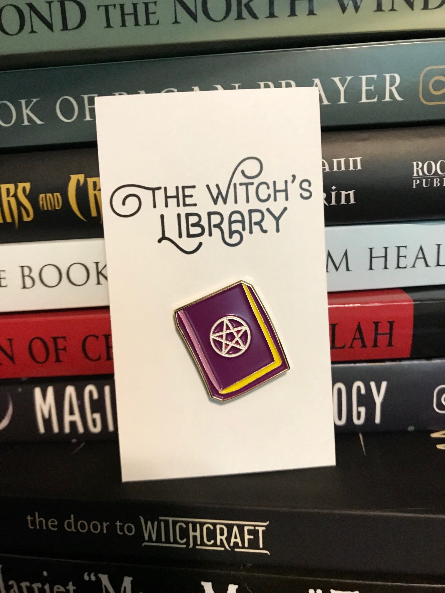 Book of Shadows Enamel Pin